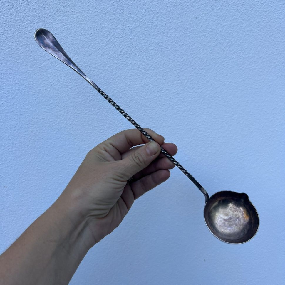 Половник для соуса 31 см мельхиор