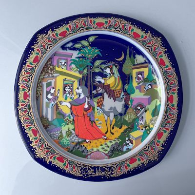 Тарелка Rosenthal Рождественские песни 28 см фарфор Германия 1989 г. 
