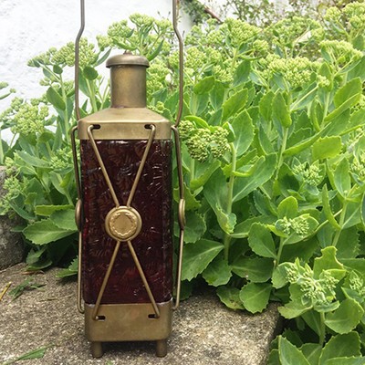 Бутылка музыкальная в латунной оправе Швеция