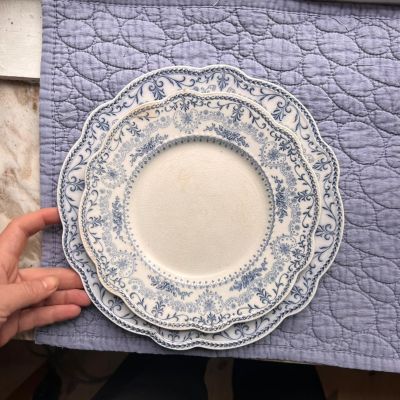 Сет Салфетка сервировочная сиреневая 33х44 см хлопок