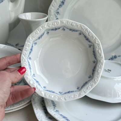 Миска Rosenthal Classic Rose голубые розы 15 см Германия 