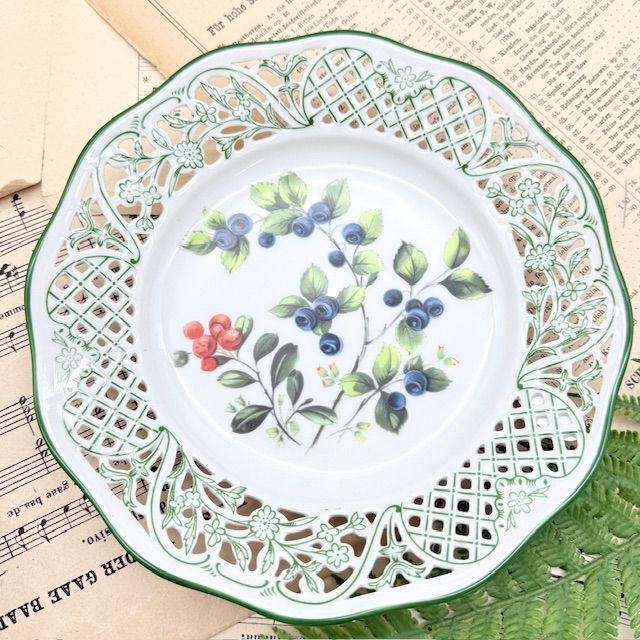 Тарелка Schumann Arzberg Tradition Лесные ягоды 19 см Бавария