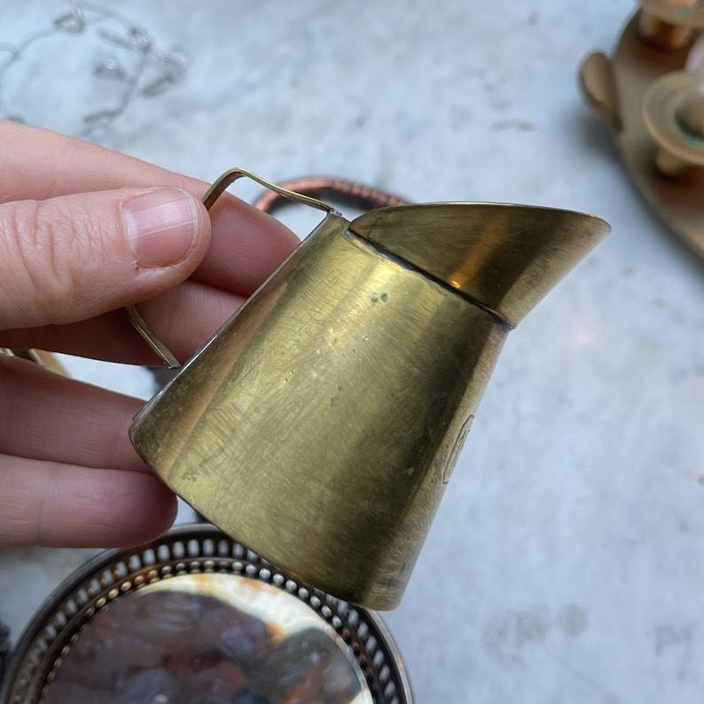 Кружка мерная 70 мл латунь