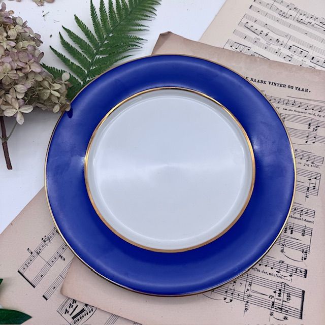 Тарелка Ambiance et Styles синий 27 см фарфор