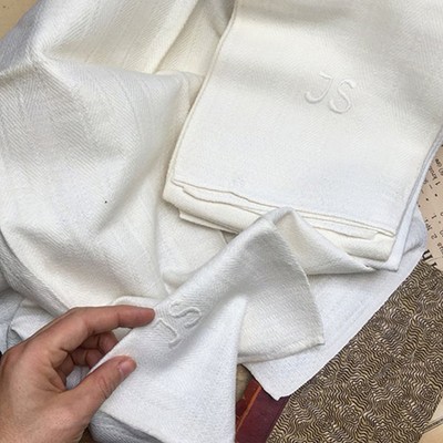 Кухонное полотенце белое