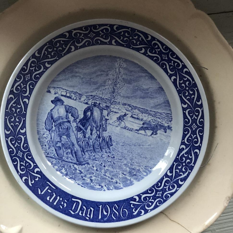 Тарелка Rorstrand Sweden Fars Dag 1986 Limited Edition