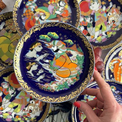 Тарелка Rosenthal 1001 ночь Синдбад 16 см Studio-linie Германия