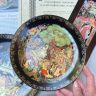 Предзаказ Тарелка Палех Русские сказки Лукоморье 20 см фарфор 1990 г Bradex