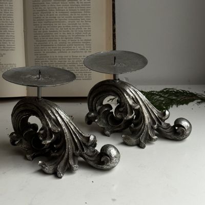 Подсвечник для широкой свечи 17 см полипласт