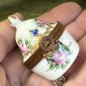 Шкатулка таблетница Limoges 4 см Франция