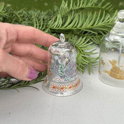Колокольчик рождественский 1997 Hutschenreuther стекло Германия