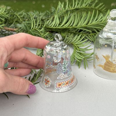 Колокольчик рождественский 1997 Hutschenreuther стекло Германия