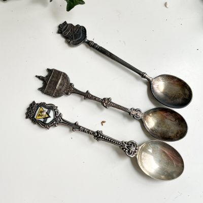 Ложка кофейная набор 3 шт. мельхиор