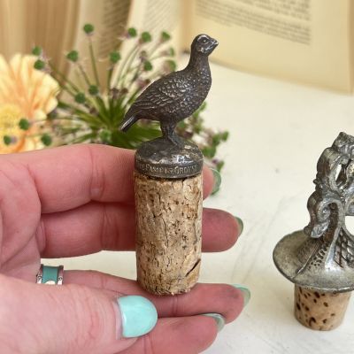 Пробка для бутылки 8 см мельхиор