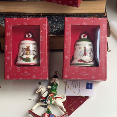 Колокольчик ВиллеройБох My Christmas Tree зеленый 8 см