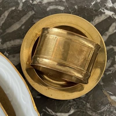 Блюдце подставка 7 см металл