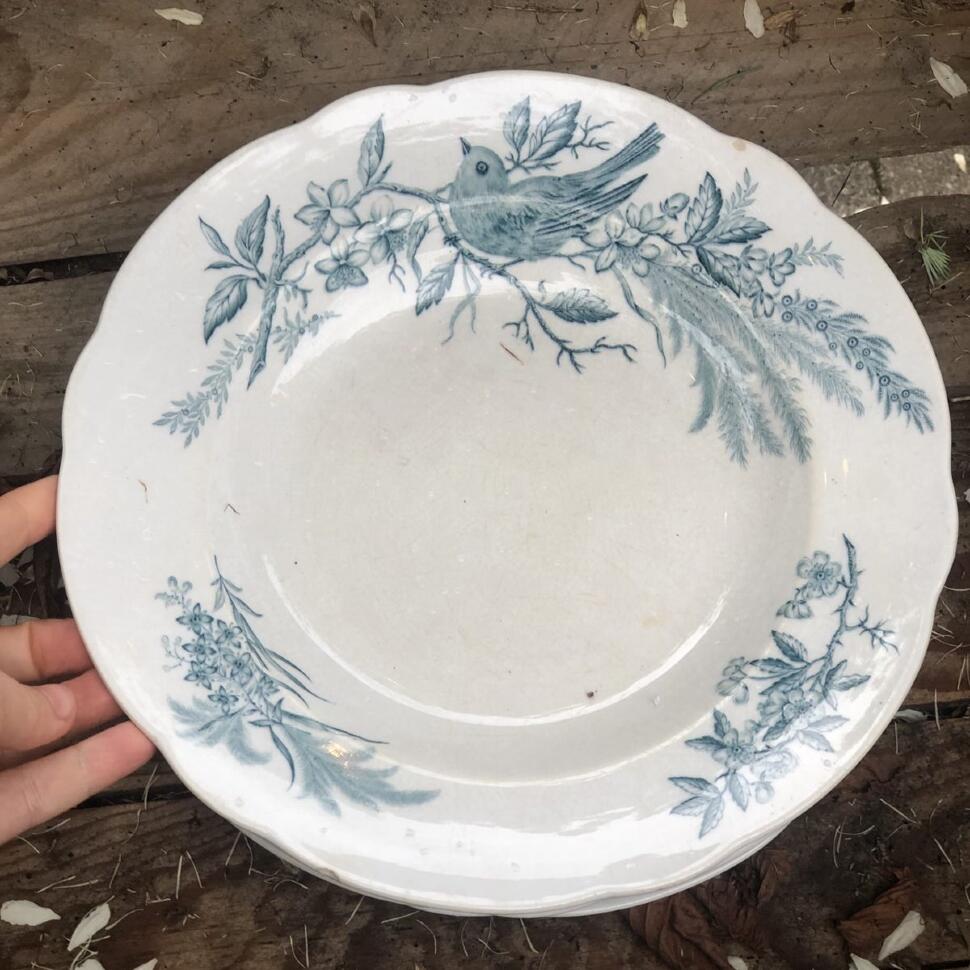 Тарелка глубокакя 26 см Rorstrand Perl Швеция