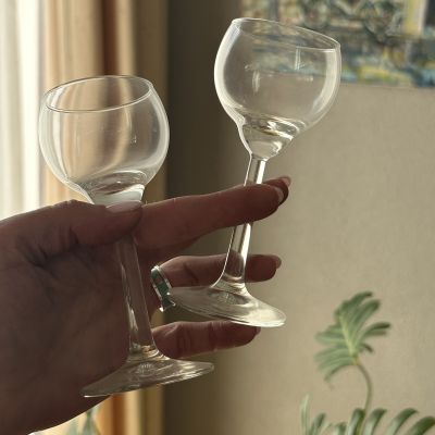 Рюмка на высокой ножке 80 мл хрустальное стекло