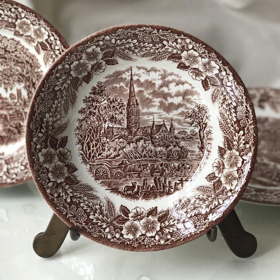 Тарелка глубокая 20 см Broadhurst Staffordshire England