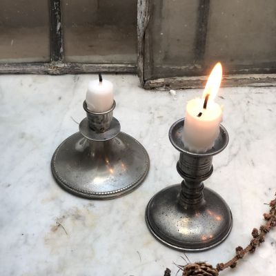 Подсвечник на одну свечу 8 см олово