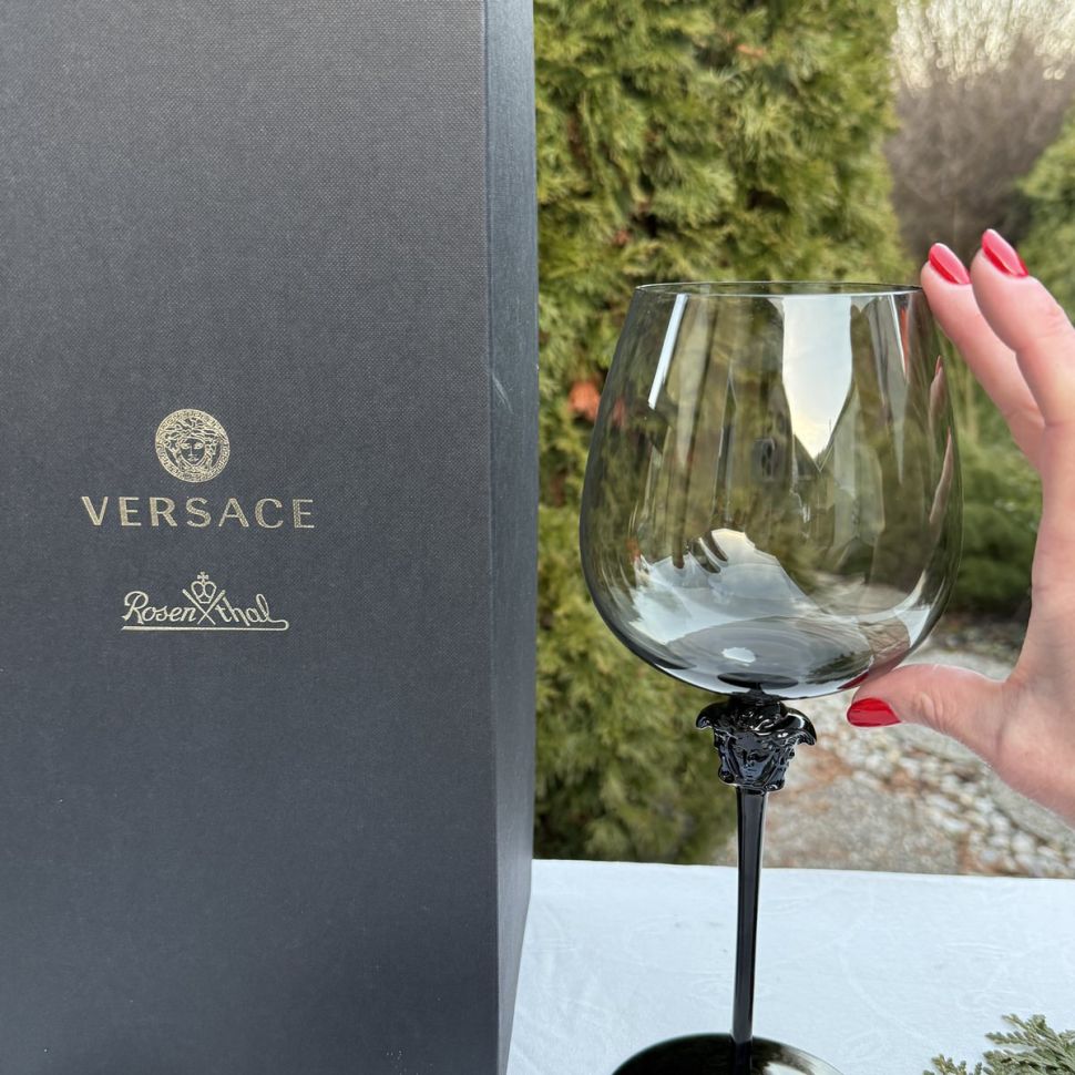 Бокал для вина Rosenthal Versace Medusa Lumiere Haze 900 мл Германия 