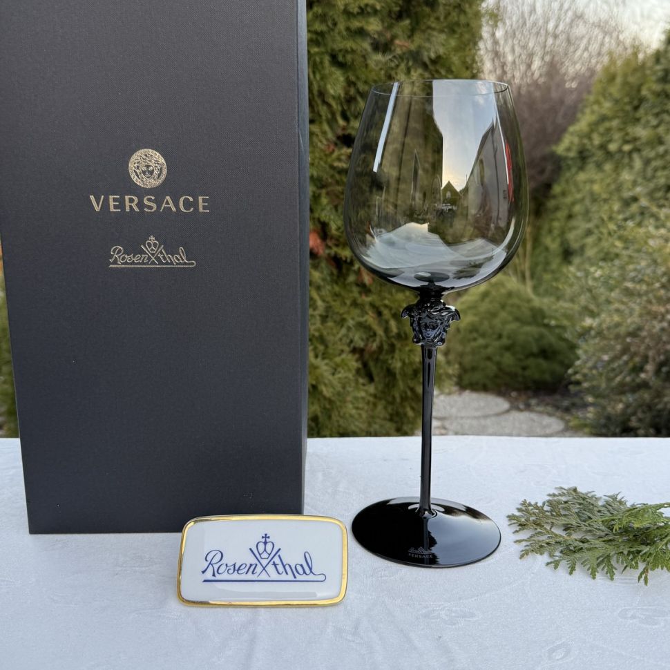 Бокал для вина Rosenthal Versace Medusa Lumiere Haze 900 мл Германия 