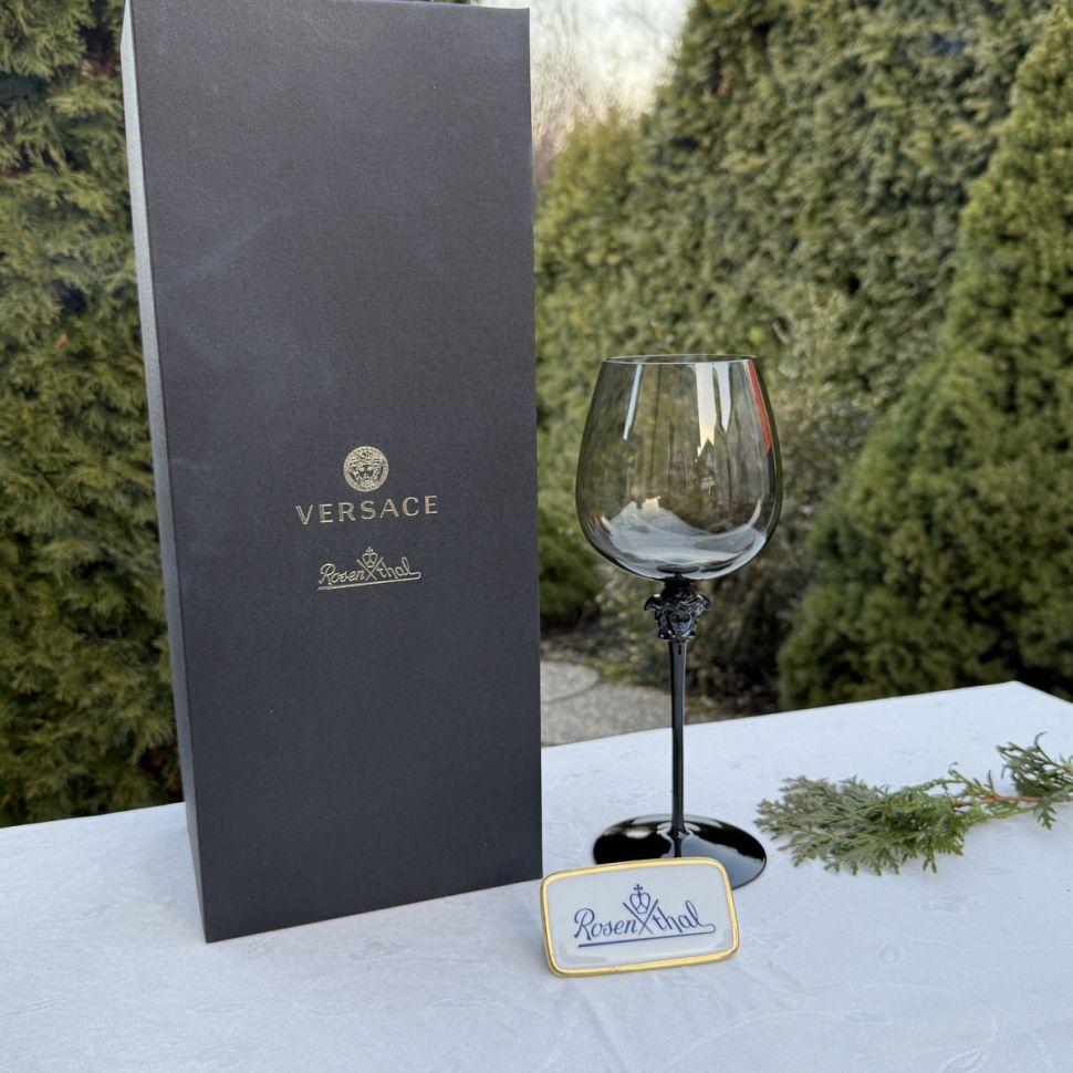 Бокал для вина Rosenthal Versace Medusa Lumiere Haze 900 мл Германия 