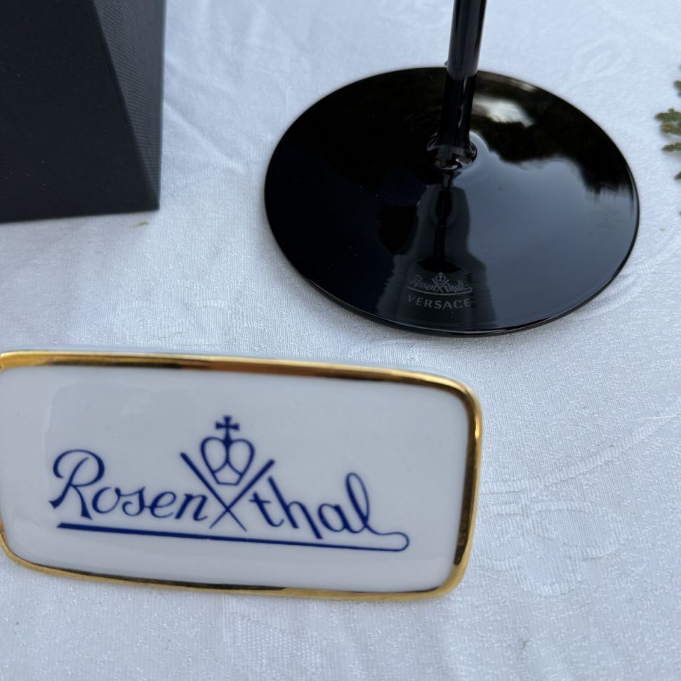 Бокал для вина Rosenthal Versace Medusa Lumiere Haze 900 мл Германия 