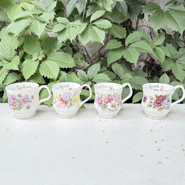 Кружка Royal Albert Anemones 12 месяцев Март 280 мл Англия 