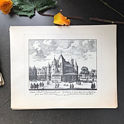 Репродукция гравюры Амстердам 1661 года  7