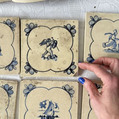 Плитка изразец Delft Ангел 12х12 см Голландия