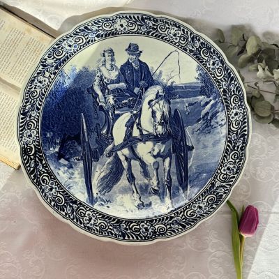 Тарелка блюдо Maastricht Delfts 40 см Голландия