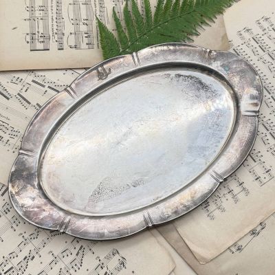 Блюдо поднос Christofle Gallia 36 см серебрение Франция