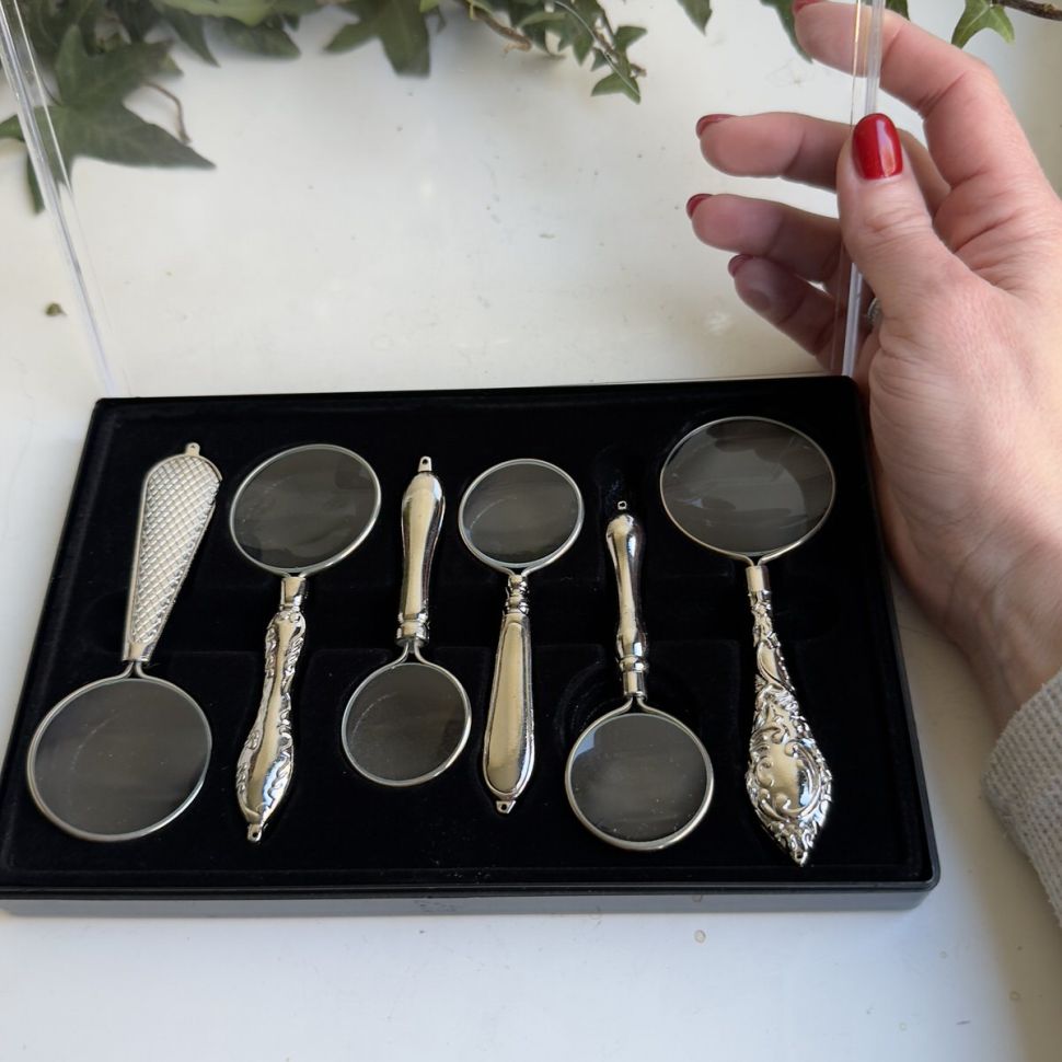 Лупа 11 см сталь  