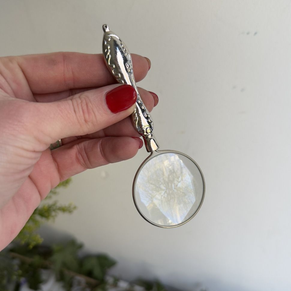 Лупа 11 см сталь  