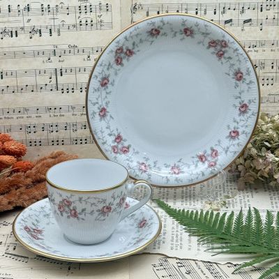 Чайное трио Schumann Arzberg Роза 200 мл Бавария 