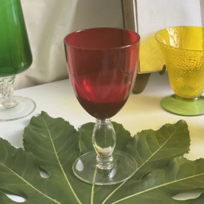 Бокал красный 250 мл хрусталь