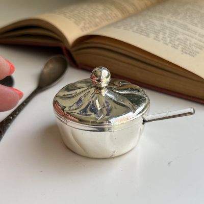 Солонка 5 см серебрение Германия