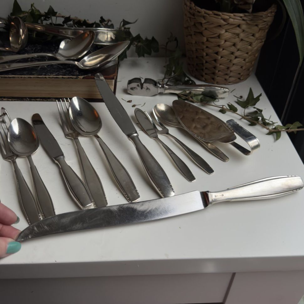 Ложка кофейная Gero 11 см серебрение Голландия