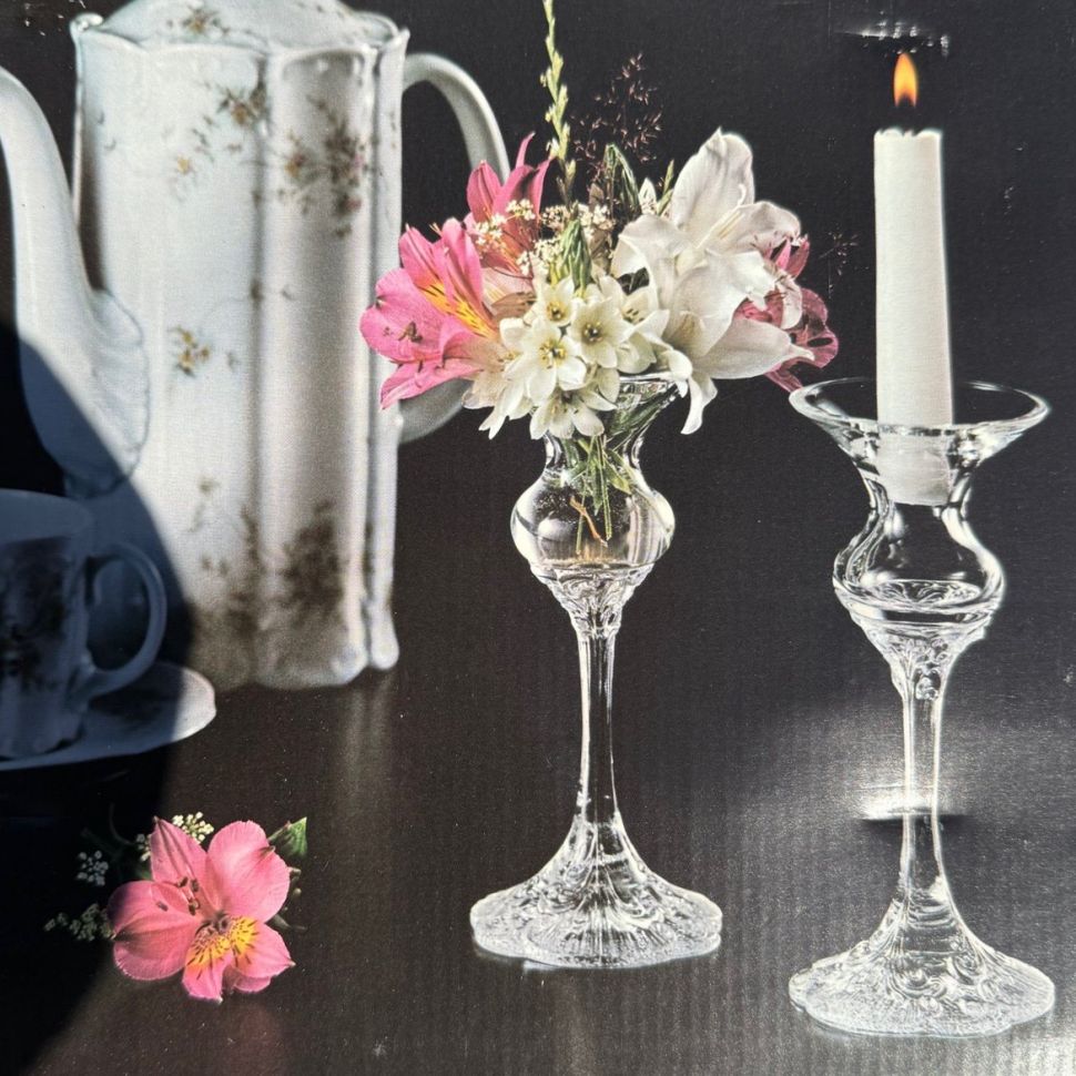 Подсвечники и свечи Rosenthal Monbijou 16 см набор 2+2 Германия