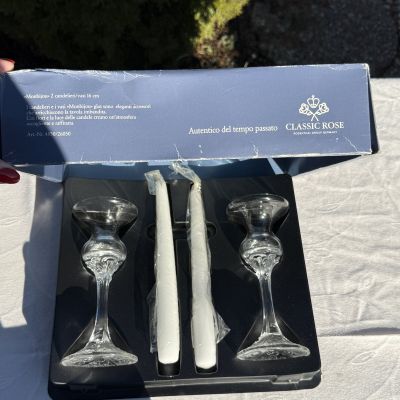 Подсвечники и свечи Rosenthal Monbijou 16 см набор 2+2 Германия