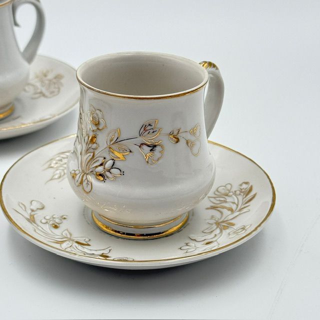  Кофейник 1,1 л ЛФЗ Золотой букет 1950 г.г.