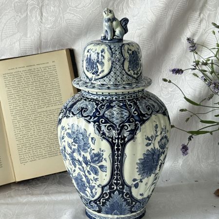 Ваза чайница с крышкой Delft 38 см Голландия