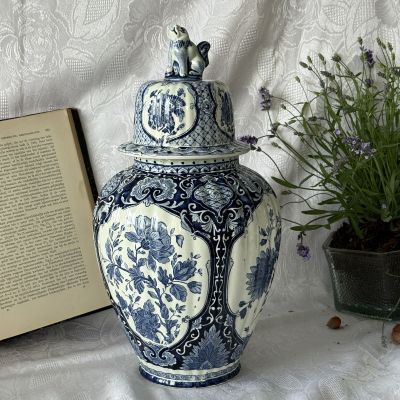 Ваза чайница с крышкой Delft 38 см Голландия