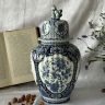 Ваза чайница с крышкой Delft 38 см Голландия