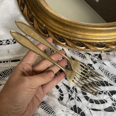 Вилка столовая 21 см позолота