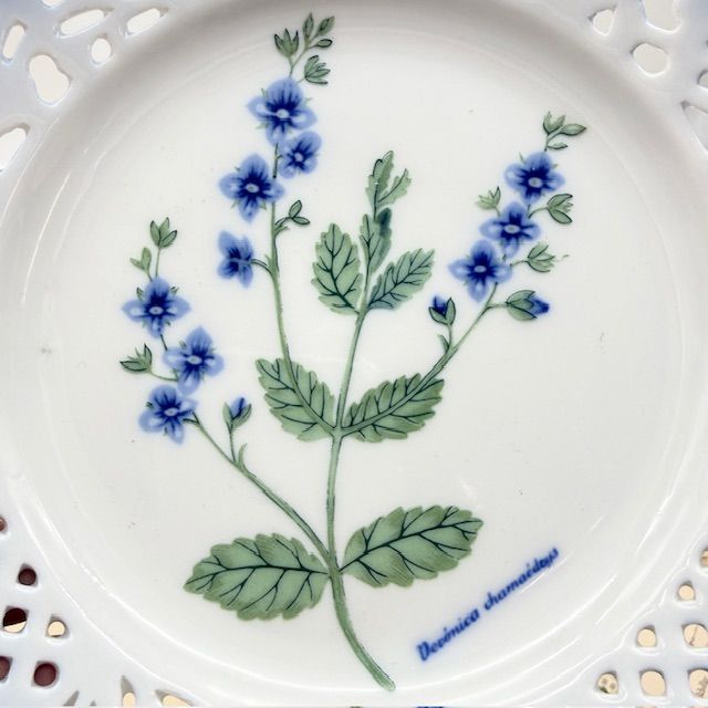 Тарелка Schumann Arzberg Tradition Veronica chamaedrys 19 см Бавария