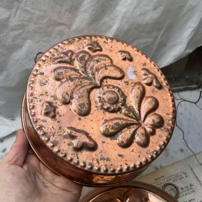 Форма для выпечки 20 см Цветок медь