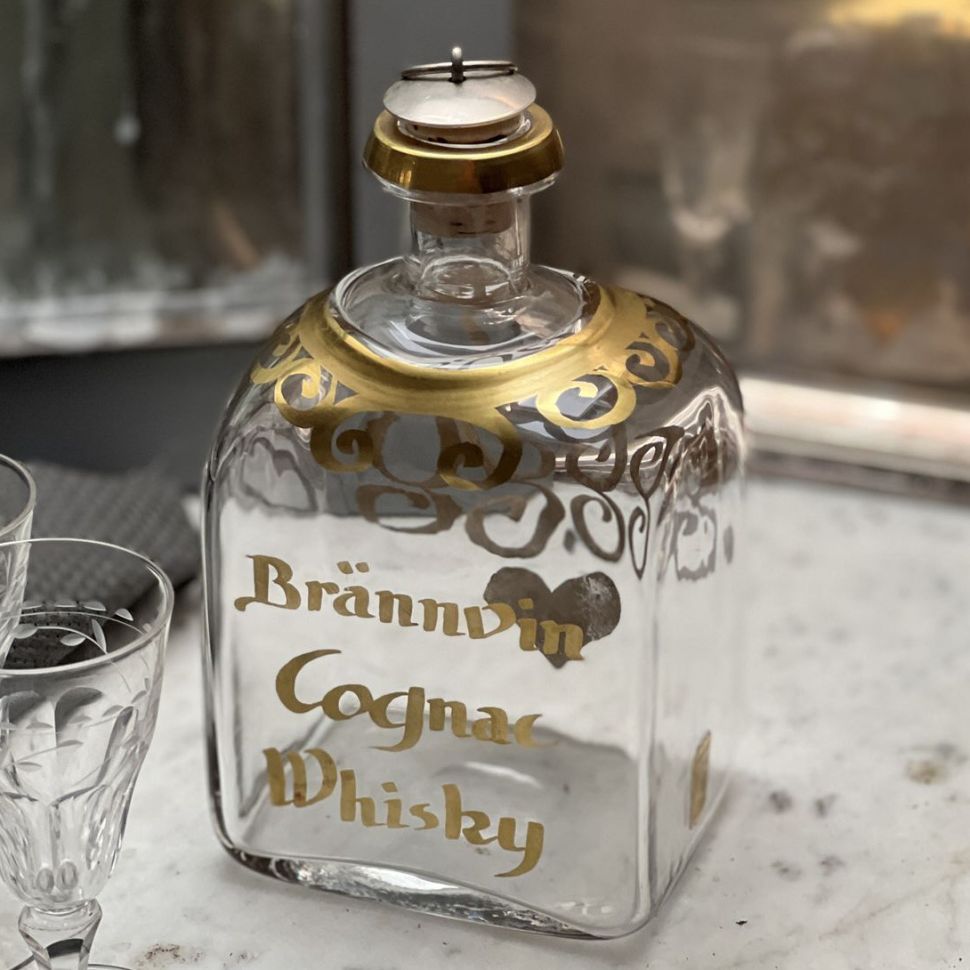 Штоф Johans fors 700 мл хрустальное стекло Швеция