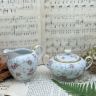 Сахарница молочник Schumann Arzberg Роза набор 2 предмета Бавария